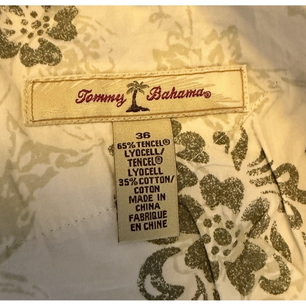 Tommy‎ Bahama Pants Tencel Cotton Blend Men's 36x30 Beige Relaxed Fit Chino - Picture 7 of 16